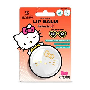 Lip Balm Macaron FPS24 Melancia Sabrina Sato Hello Kitty