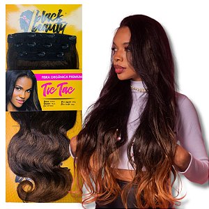 Aplique Tic Tac Sintetico Ondas Tamanho 75Cm