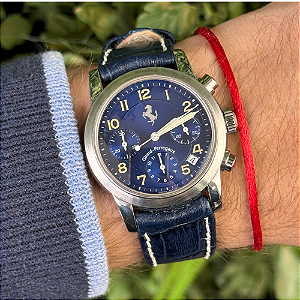 Girard Perregaux Ferrari Chronograph Blue | Automático 3020 | 36mm | 2008 | Caixa e Certificados Palazzo