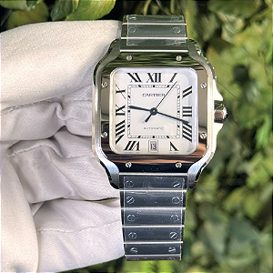 Cartier Santos de Cartier | Automático WSSA0018 | 39mm | 2025 | Caixa e Certificados Fabricante (Completo)
