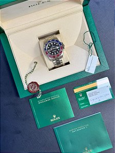 ROLEX GMT MASTER II PEPSI WHITE GOLD