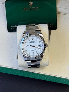 ROLEX DATEJUST 41MM WHITE DIAL