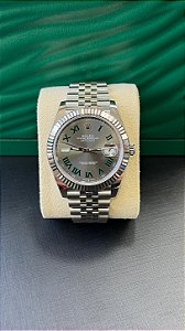 ROLEX DATEJUST WIMBLEDON JUBILEE CANELADO