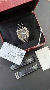 CARTIER SANTOS LARGE BLUE