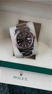ROLEX DATEJUST CHOCOLATE DIAL
