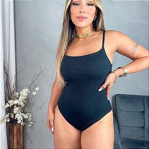 Body Canelado Cinza em Tecido Anarruga Confortável para Mulheres Modernas – Estilo Casual e Versátil, Ideal para o Dia a Dia.