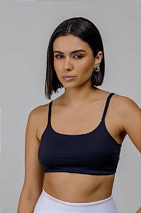 TOP MARIA AMANDA preto P