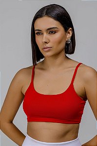 Top maria amanda vermelho VERMELHO P