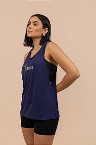 REGATA ALONGADA AZUL MARINHO