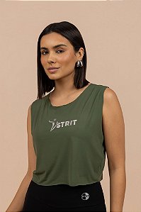 CROPPED CAVADO VERDE CROCO P