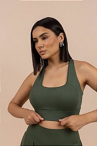 TOP NADADOR VERDE CROCO