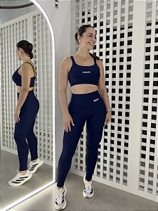 CONJUNTO AURORA WISH AZUL MARINHO