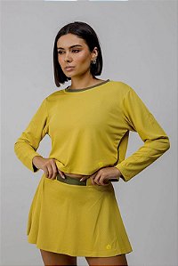 CONJUNTO LUNNA AMARELO/CINZA