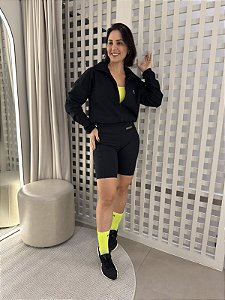 JAQUETA CORTA VENTO PRETO