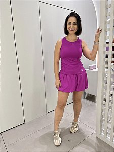 SHORTS SAIA BALONE PURPURA