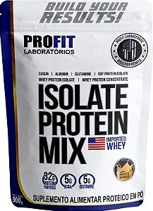 Suplemento Em Pó Profit Labs Isolate Protein Mix Whey Sabor Baunilha Em Sachê De 900g