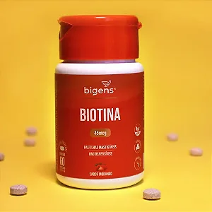 Biotina 45mcg – Bigens – 60 pastilhas