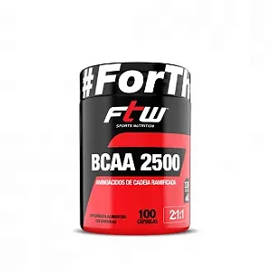 BCAA 2500 – FTW – 100 Cápsulas