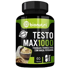 Testo Max 1000 – Bionutri – 60 Cápsulas