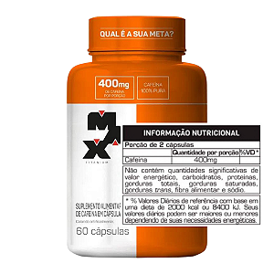 Max Fire Black – 60 Cápsulas