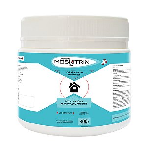 Moskitrin 300g Odoriza Ambiente Repele Mosquitos Pernilongos Aroma Agradaveç Hortela