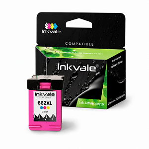Cartucho Compatível HP 662XL Colorido Deskjet 1015 1516 2546
