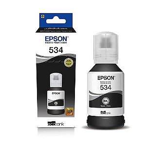 Refil Tinta Impressora Epson 534 T534120 120ml Preta Black