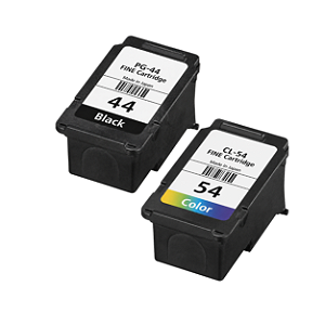 Kit Cartucho Canon PG-44 CL-54 Renew Pixma E401 E461 E481