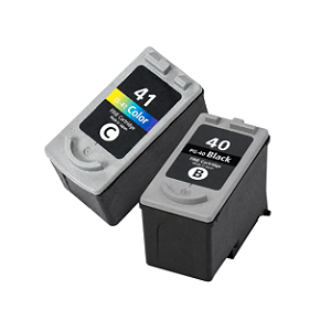 Kit Cartucho Canon PG-40 CL-41 Renew Pixma MP190 MP210 MX310