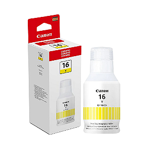 Refil de Tinta Canon GI-16 Yellow Amarela Original GI - 16Y GX5010 GX6010 GX7010