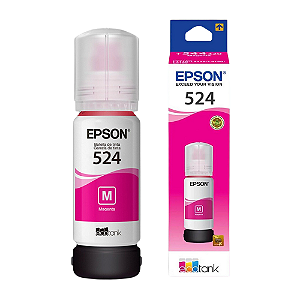 Refil Tinta Epson T524 524 Magenta L5150 L6580 L6190 L5160