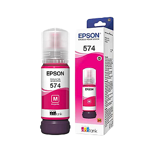 Refil Tinta Epson 574 T574 Magenta Original Ecotank Fotográfica L8050 L18050 70ml