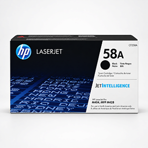 Toner HP 58A CF258A Preto LaserJet Pro M404 MFP M428