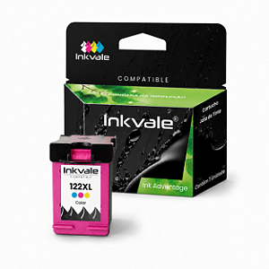 Cartucho Compatível HP 122XL Color Alto Rendimento Deskjet 1000 2050 3050