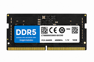 Memória Ram 8gb Ddr5 Notebook Sodimm 4800mhz Pc5-38400s 1.1v