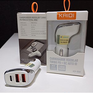 Plug Veicular Kaidi 38W KD-304