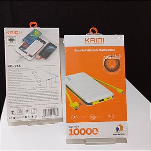 Carregador Portatil 10000mAh Kaidi KD-956