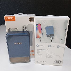Power Bank Magnético Kaidi 10000mAh KD-998