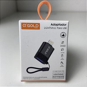 Adaptador OTG Lightning pra USB Fêmea CBA-22