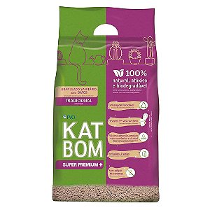 Areia para Gato Katbom Natural Granulado Higiênico 3 kg
