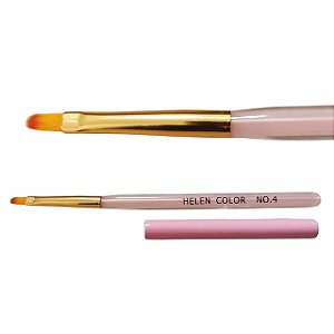 Pincel Língua de Gato nº 4 Rosa