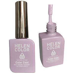 Esmalte Em Gel Lilás Claro Rosado Helen Color Conexão 179 12ml