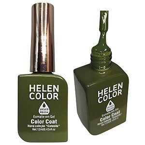 Esmalte Em Gel Verde Musgo Helen Color Conexão 237 12ml
