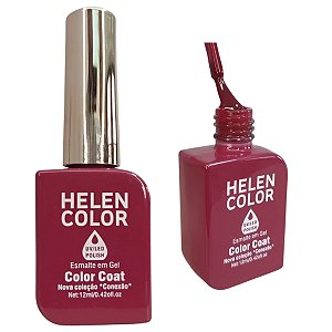 Esmalte Em Gel Vermelho Cereja Helen Color Conexão 120 12ml