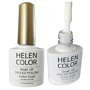 Esmalte Em Gel Branco Helen Color 10ml