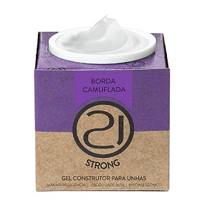 Gel Nails 21 Strong Borda Camuflada 34g
