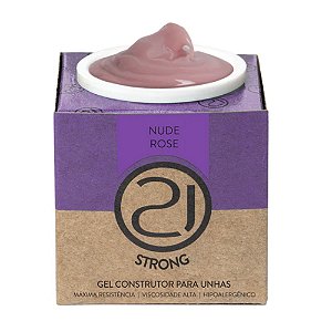 Gel Nails 21 Strong Nude Rose 34g