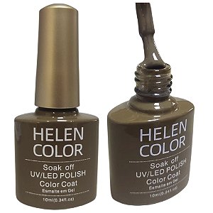 Esmalte Em Gel Marrom Acinzentado Helen Color 265 10ml