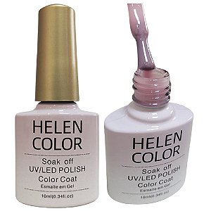 Esmalte Em Gel Renda Com Fundo Rosa Helen Color 53 10ml