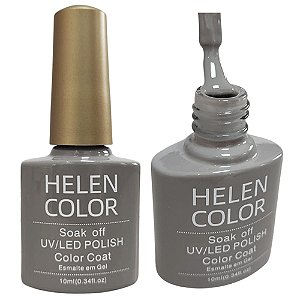 Esmalte Em Gel Cinza Helen Color 233 10ml